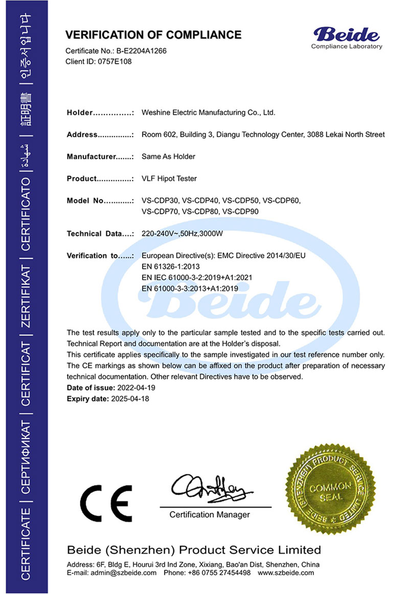 CE certifikat